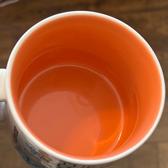 Starbucks Texas Mug Been There Series Lone Star State 14 OZ Ceramic Peach - EUC - Picture 10 of 10